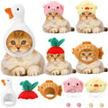 Weewooday 5 Pcs Cat Adorable Costume Pig Chick Goose Watermelon Taiyaki Fish by Weewooday