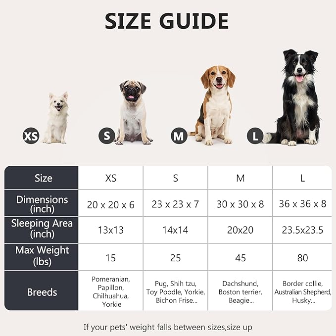 MIXJOY Orthopedic Dog Bed Comfortable Donut Cuddler Round Dog Bed Ultra Soft - Image 4