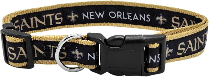 Pets First NFL New Orleans Saints Licensed PET COLLAR, Extra Large by PETSFIRST