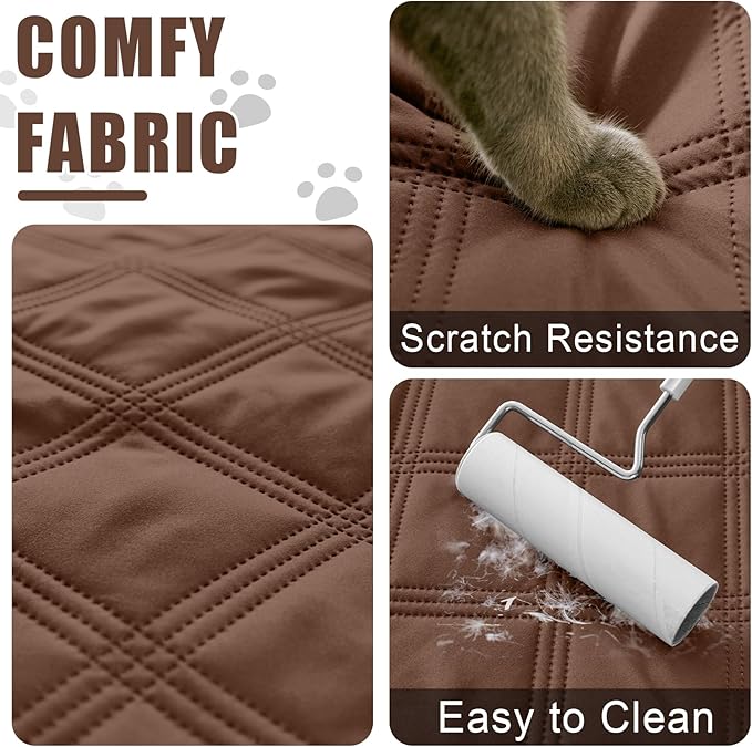 Smiry Waterproof Dog Bed Cover Blanket 40x80, Soft Reversible Pet Blanket - Image 4