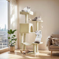 Sweetcrispy 44 Inch Cat Tree Tower, Cat Climbing Tower by Sweetcrispy
