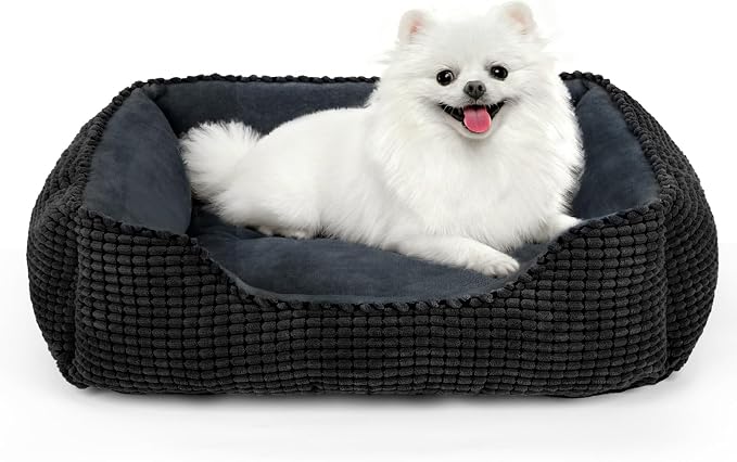 MIXJOY Dog Beds for Medium Dogs Washable, Rectangle Pet Bed Medium Size Dog by MIXJOY