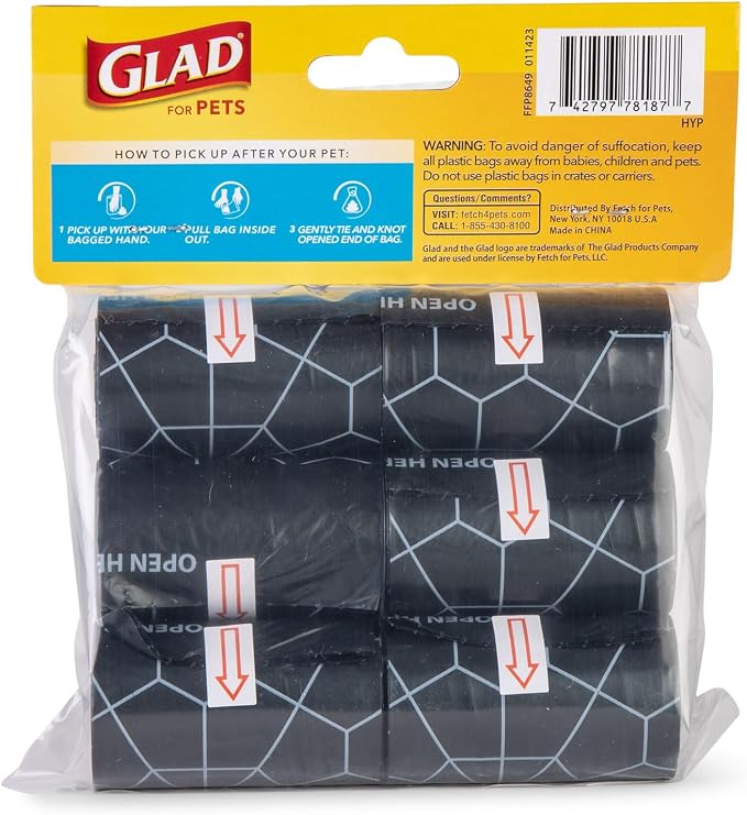 Glad for Pets Extra Large Scented Dog Poop Bags, Heavy Duty Tear-Resistant Pet - Image 4