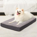 KSIIA Orthopedic Crate Bed: Deluxe Plush Washable Dog Bed by KSIIAPetProducts