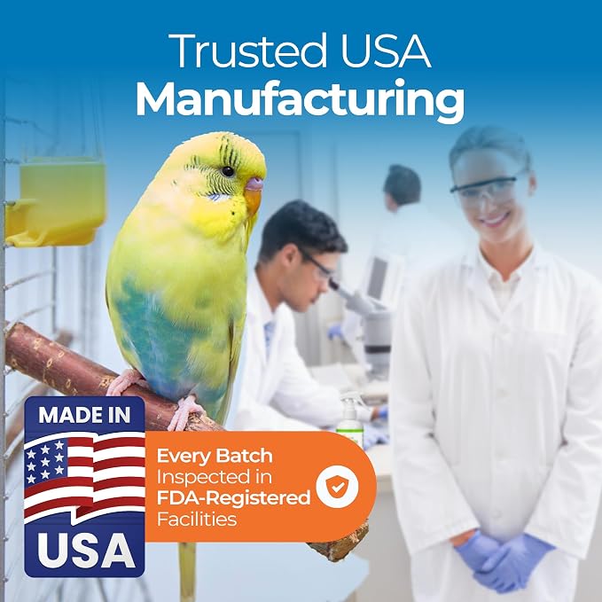 Aloe Vera Bird Spray for All Birds – Soothes Itchy Skin & Feather Plucking – - Image 8