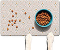 Absorbent Pet Dog Bowl Mat for Food and Water, Pet Cat Food Feeding Mat by Ideasonna