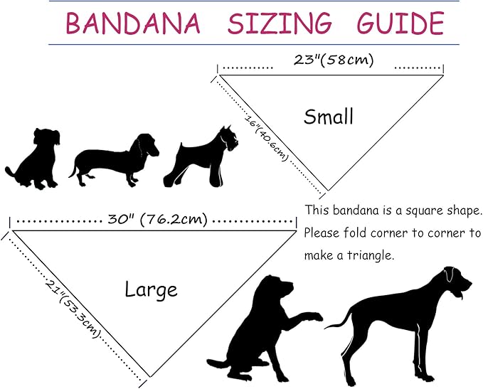 ARING PET Summer Dog Bandanas, Light Blue Flamingo Kerchief Triangle Bibs Scarf - Image 5
