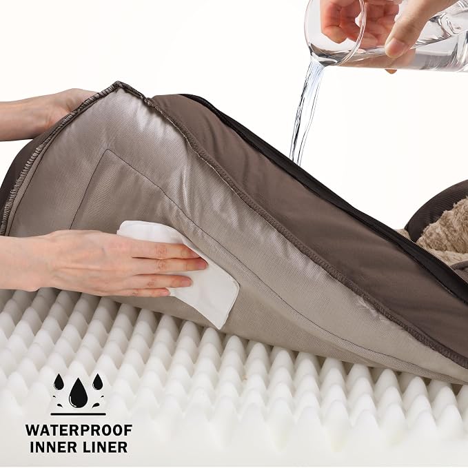 INVENHO Orthopedic Dog Bed for Extra Large Dogs, XXL Egg-Crate Foam Dog Couch - Image 3