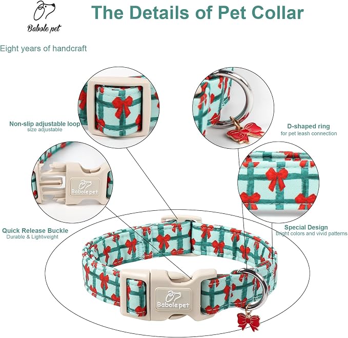 Christmas Dog Collar for Small Dogs - Image 4