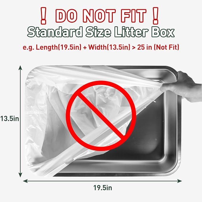 ANWA 40 Count Cat Litter Box Liners - Image 4