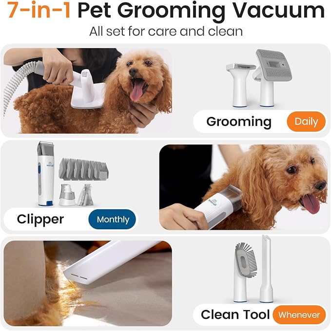 oneisall Dog Grooming Vacuum, Pet Grooming Vacuum - Image 2