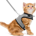 PUPTECK Soft Mesh Cat Vest Harness and Leash Set Puppy Padded Pet Harnesses by PUPTECK