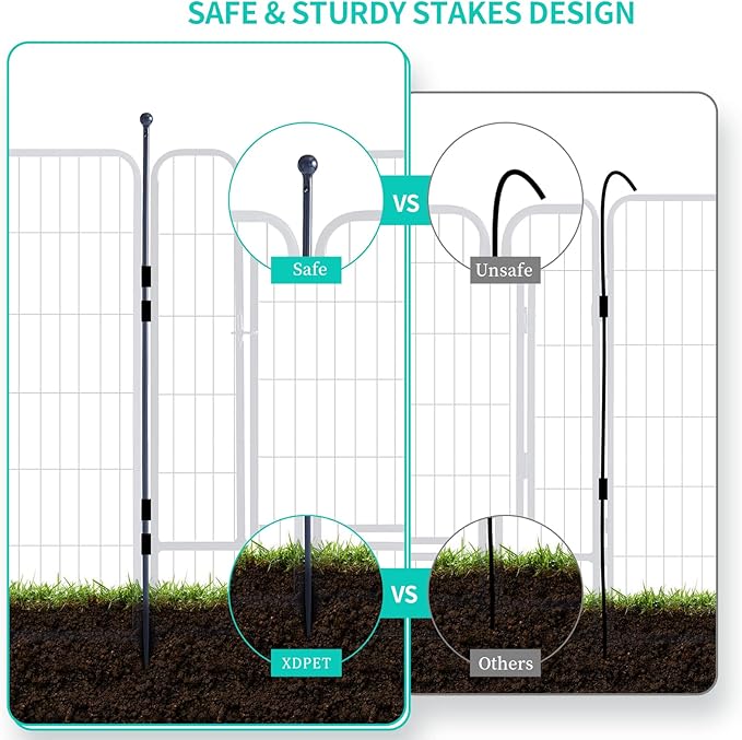 Dog Playpen, Portable Outdoor Dog Fence, Dog Playpen - Image 5