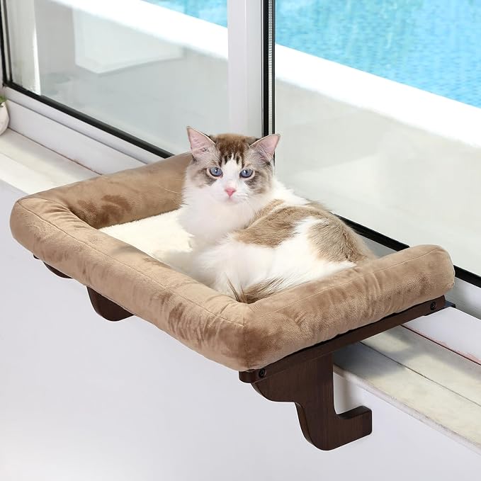 Zakkart Cat Perch for Window Sill by Zakkart