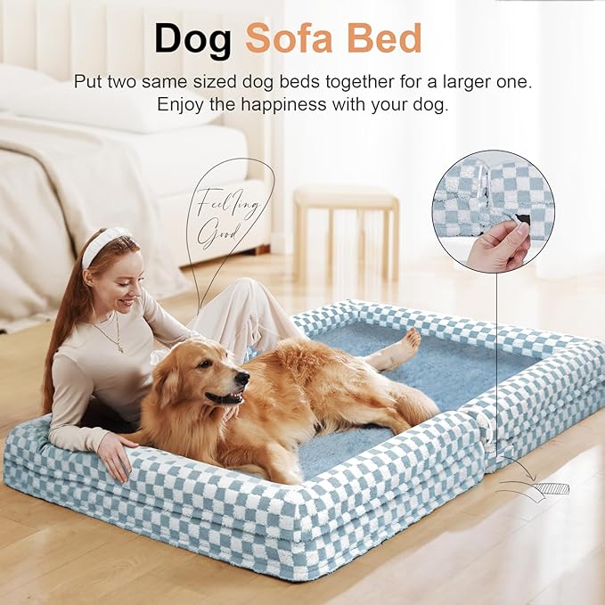 Large Dog Bed Orthopedic Washable: Beds Bolster XL Bed Big XLarge Dogs Egg - Image 3
