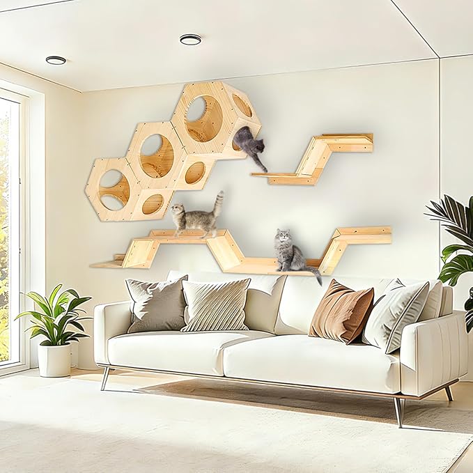 Cat Wall Shelves and Furniture Set by Canormpet
