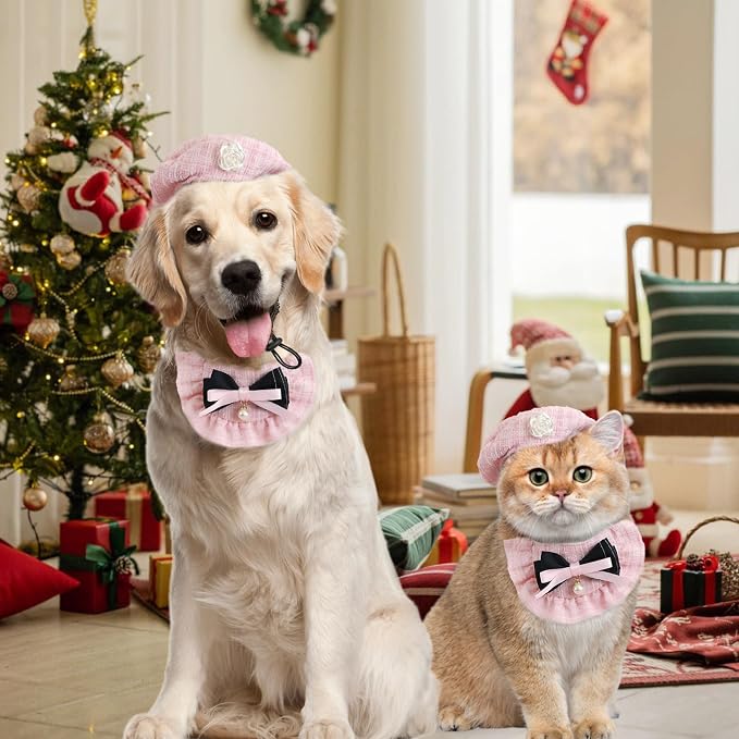 HOWWFALY 2PCS Cat Beret Hat - Image 6