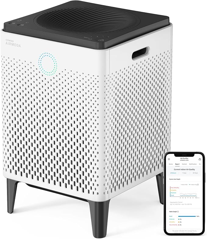 Coway Airmega 300S App-Enabled Smart Air Purifier, True HEPA Air Purifier by Coway