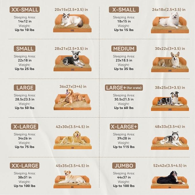 Large Dog Bed Orthopedic Washable, Dog Beds - Image 2