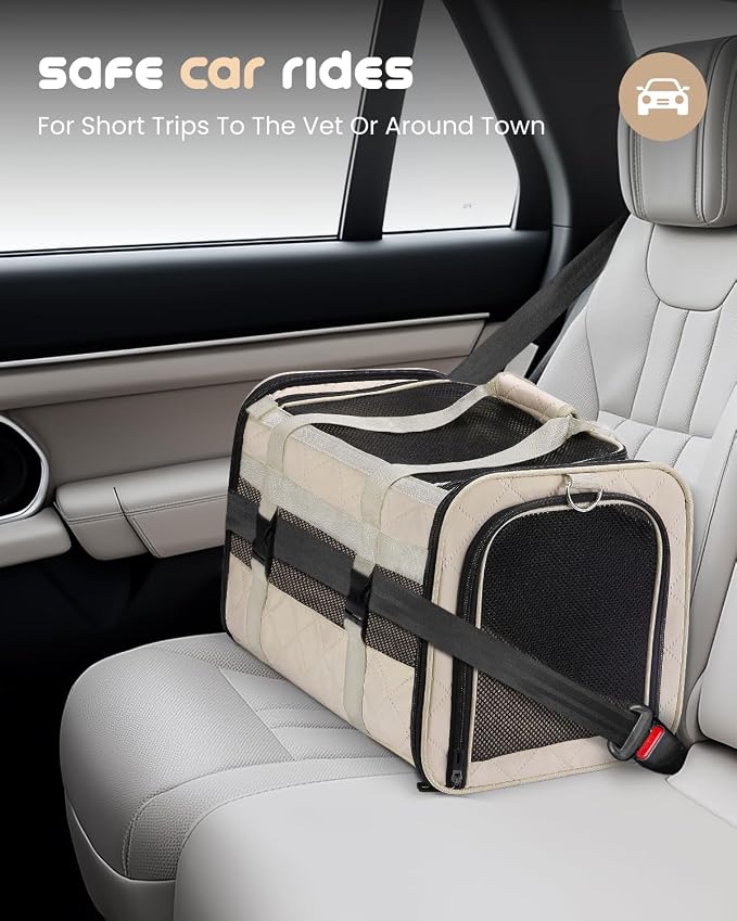 MIDOG Cat Carrier Soft for Small to Medium-Sized Cats, TSA Airline Approved - Image 7