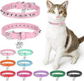 Leather Cat Collars for Boy Girl Cats by DILLYBUD