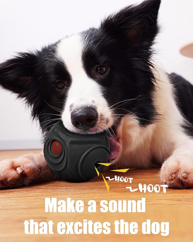 Giggle Ball for Dogs Owl Dog Toys for Aggressive Chewers Gift for Dog Natural - Image 6