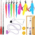 ZPH Cat Toys Interactive for Indoor Cats, Interactive Feather Toy for Teaser by PetsToys