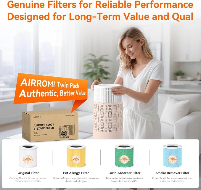 AIRROMI Air Purifier for Bedroom - Image 9