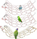 BNOSDM 3 Packs Bird Hemp Rope Net Swing Climbing Rope Net by BNOSDM