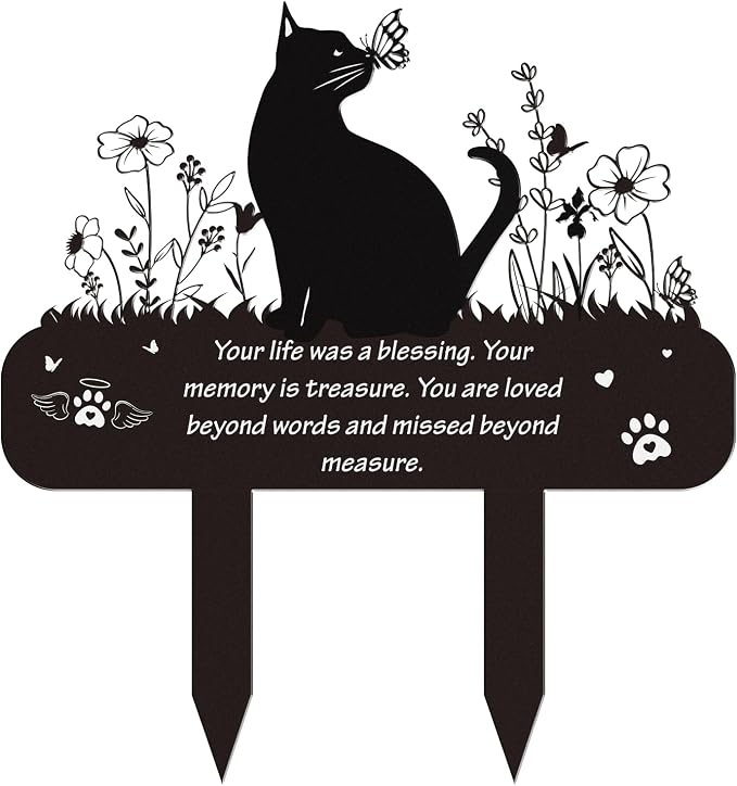 Pet Cat Memorial Grave Markers by RNGMSI