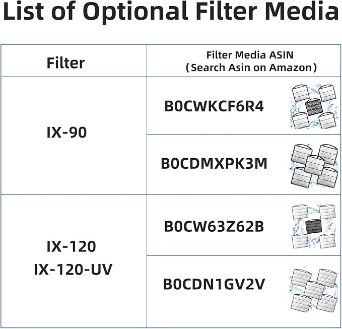 TARARIUM Aquarium Turtle Tank Filter Accessories - Image 3