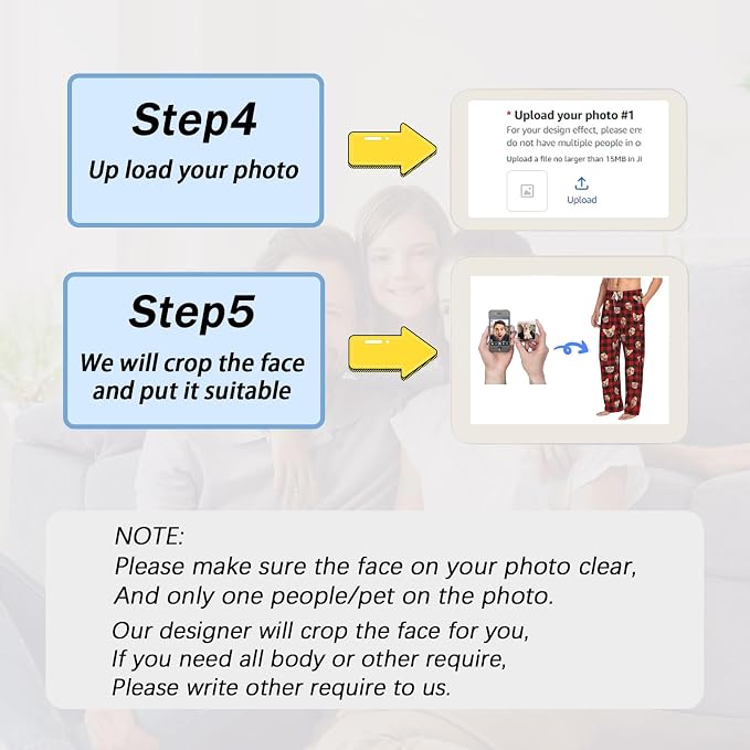 Custom Pajamas Pants Plaid Personalized Funny PJ Pant Design - Image 5