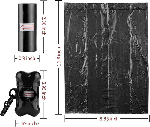 10 Pack Bone Shaped Poop Bag Dispenser Pet Waste Disposal Bag Dispenser - Image 2