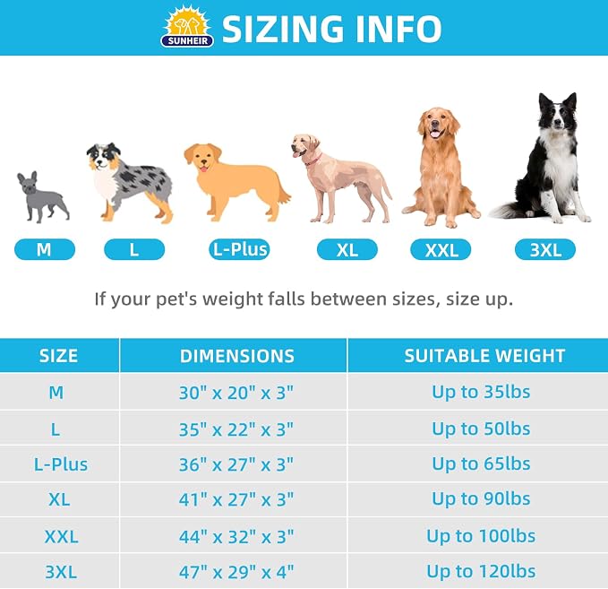 Sunheir Orthopedic Dog Bed for Medium Dogs, Waterproof Deluxe Plush Dog Crate - Image 5