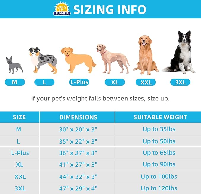 Sunheir Orthopedic Dog Bed for Large Dogs and Extra Large Dogs, XL Waterproof - Image 4