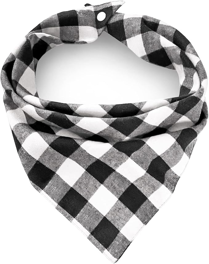 Plaid Bandana Triangle Scarf by Brand by ZIRVYIR