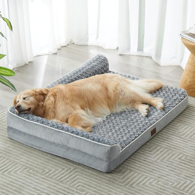 BFPETHOME Orthopedic Dog Beds for Large Dogs-Waterproof Sofa Pet Bed by BFPETHOME