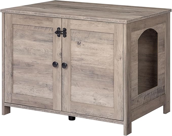 HOOBRO Litter Box Enclosure, Cat Litter Box Furniture by HOOBRO