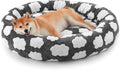 JOEJOY Donut Dog Bed Medium Size Dog, Cute Round Calming Pet Bed by JOEJOY