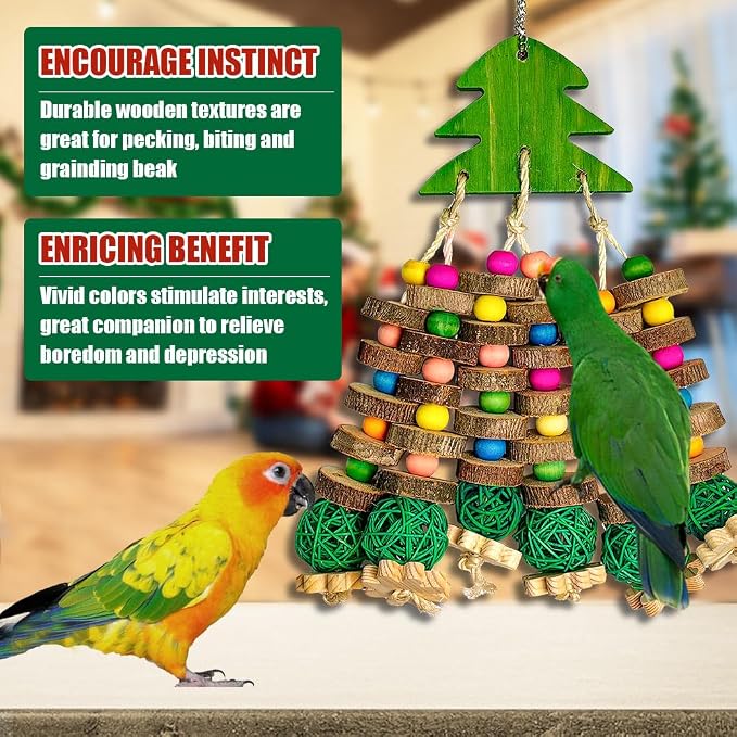 Parrot Toys, Large Bird Parrot Chewing Toys - Image 6