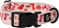 Lucy & Co. Howdy Honey Adjustable Dog Collar- Cute Designer Pet Collar by LucyCo