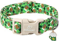 St Patricks Day Dog Collar for Medium Dogs by Babolepet