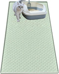 Cat Litter Mat for Litter Box, Silicone Large Cat Litter Trapping Mat by Jacooxi