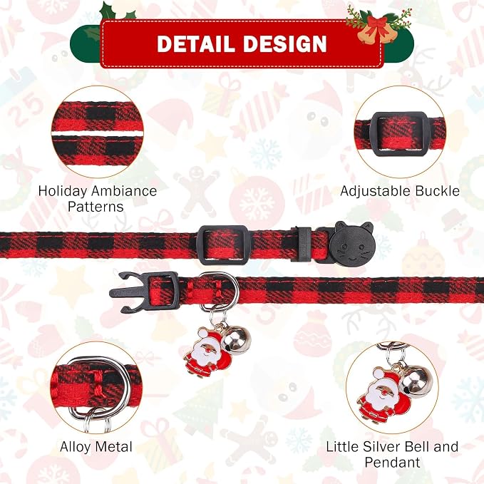 SCENEREAL Christmas Cat Collar - Image 4