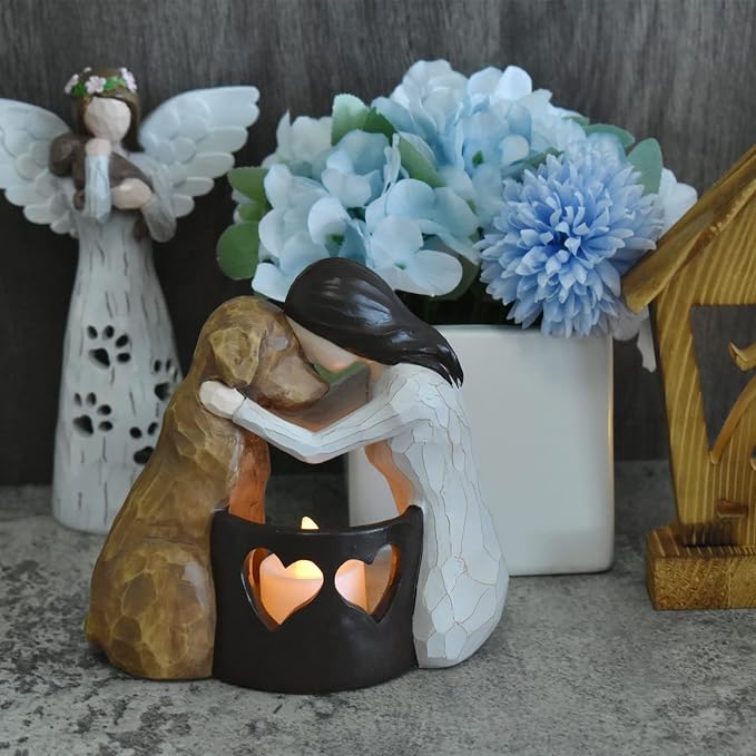 Dog Memorial Gifts，Pet Loss Gifts，Hand-Sculpted Dogs Passing Away Sympathy - Image 8