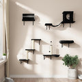 NUNU LAB Cat Wall Shelves Set, Scratching Post, Wall Shelves by NUNULAB