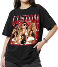 Custom Bootleg Rapper Graphic Tees Shirt – Retro 90s Vintage Style, by GLOXO