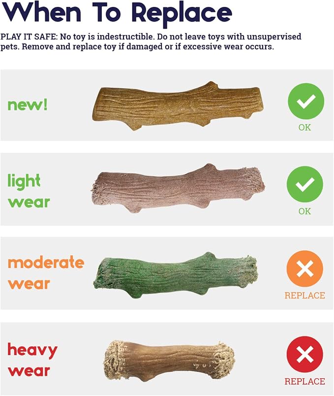 Petstages Outward Hound Super Dogwood Durable Dog Chew Toy, Medium - Image 6