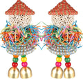 BBjinronjy 2PCS Bird Toys Parrot Foraging Shredder Hanging Toys Sola Balls by BBjinronjy