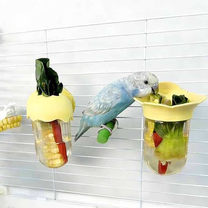7 PCS Bird Cage Feeder for Vegetable Millet Holder Cage Accessories - Image 6